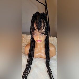 Black Braided Wig